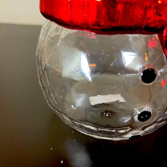 Bath & Body Works Accents Bath Body Works Clear Faceted Snowman